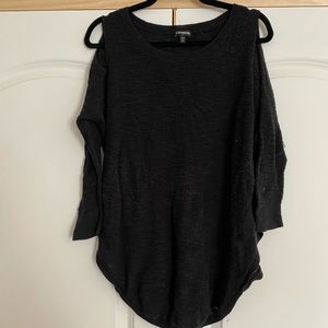 Cold shoulder sweater